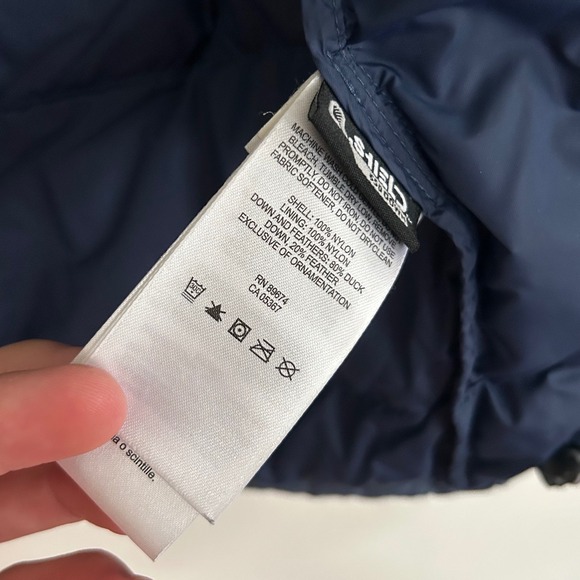 Mountain Hardwear Men's Blue Puffer Vest 650 Down Insulated Zip Front Pockets - Picture 8 of 11